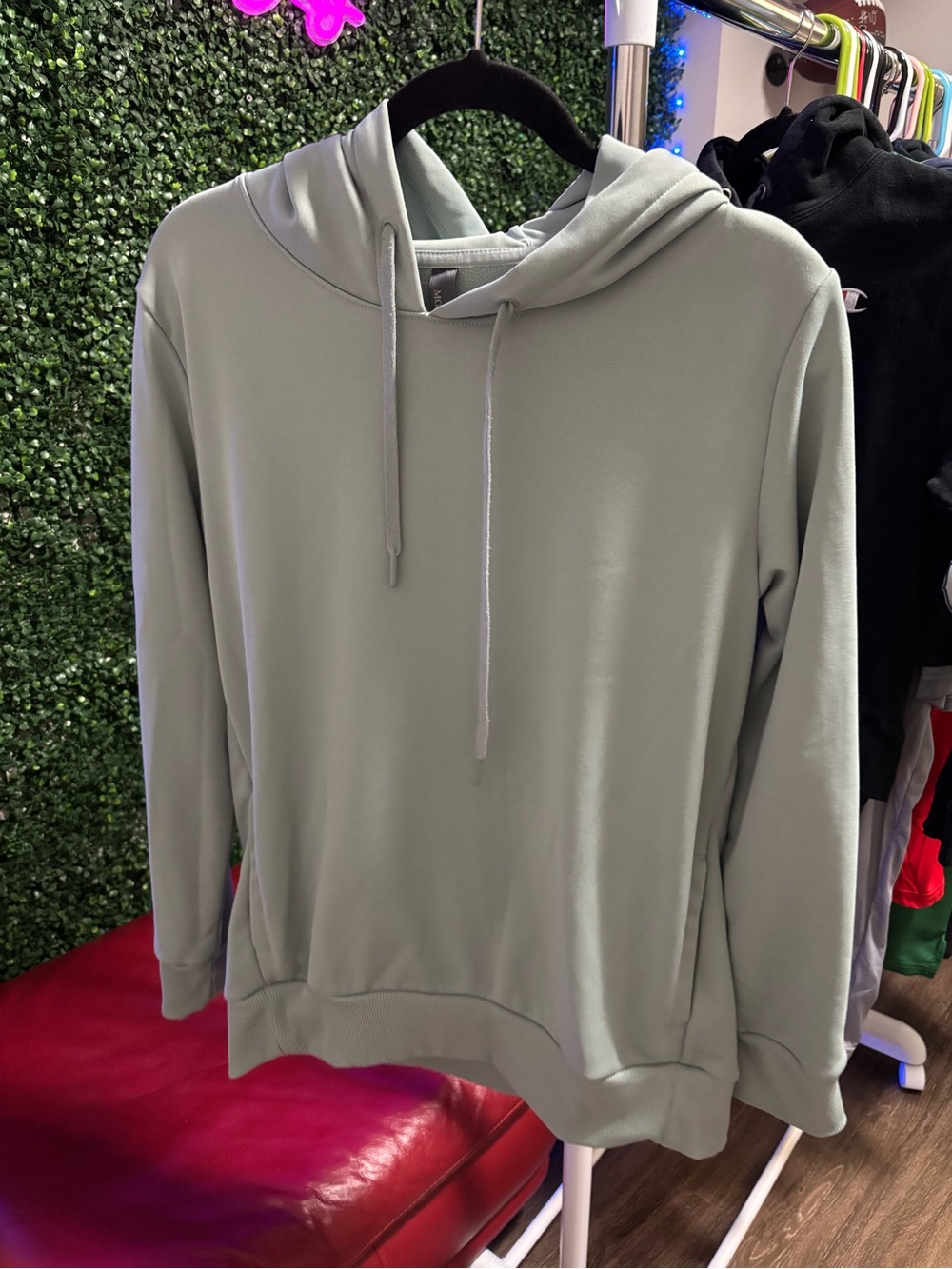 Mondetta Sage Green Crewneck Hoodie Sweater